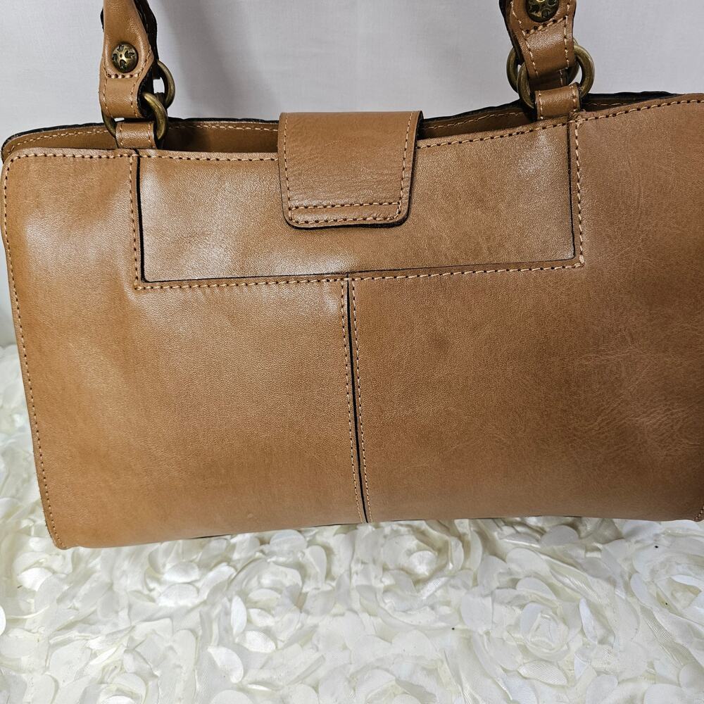 Patricia Nash Rienzo Satchel (Cognac) - Picture 7 of 11